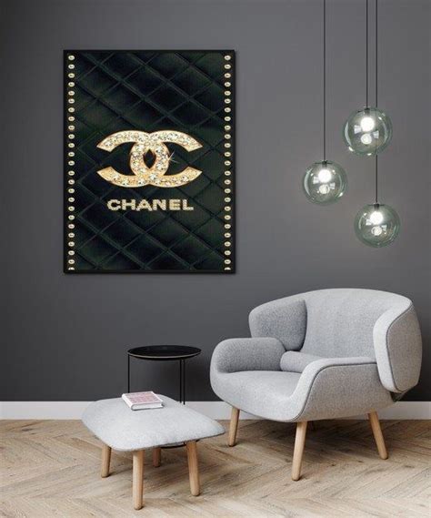 posters chanel|Chanel paintings for bedroom.